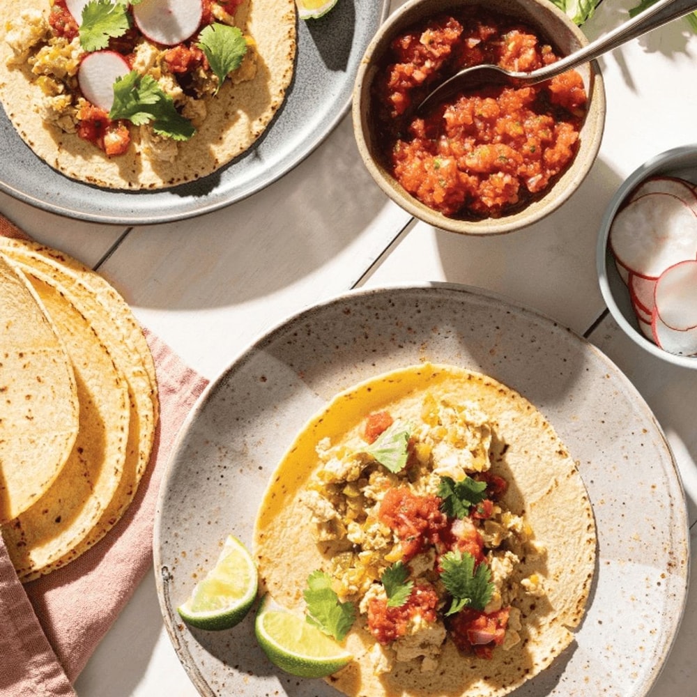Tacos su plakta tofu