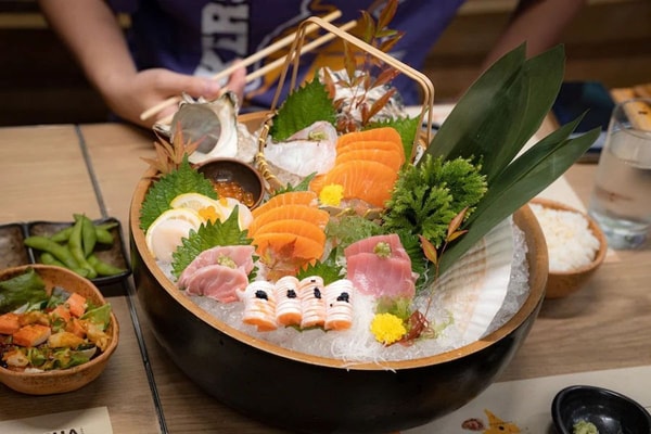salmon and tuna