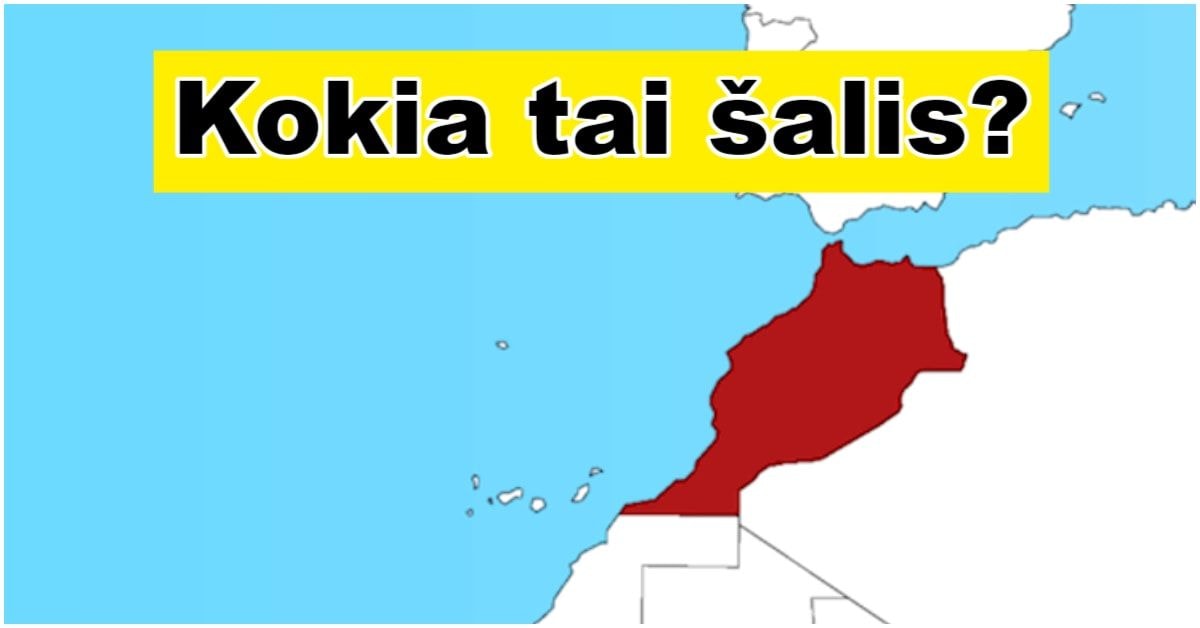 Testas: Žinau kur randasi šalys žemėlapyje!