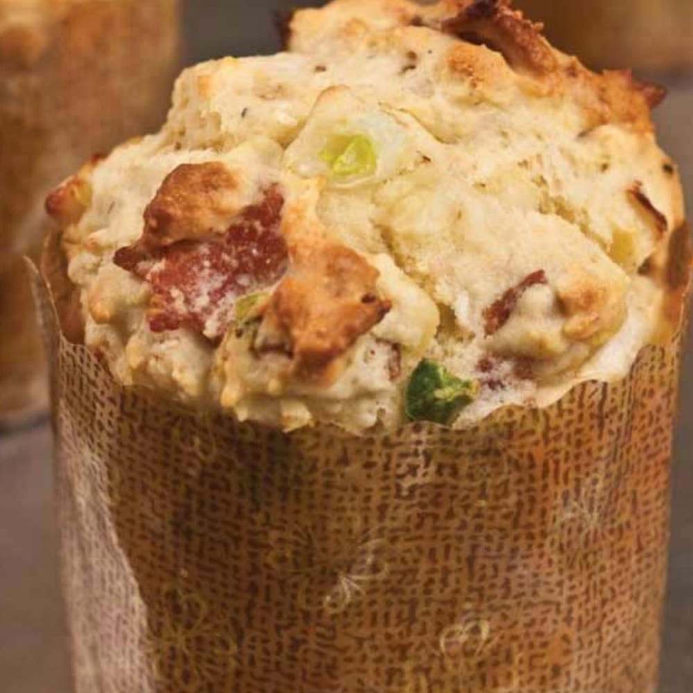 Saldžiųjų kukurūzų, šoninės ir Jalapeno bandelės