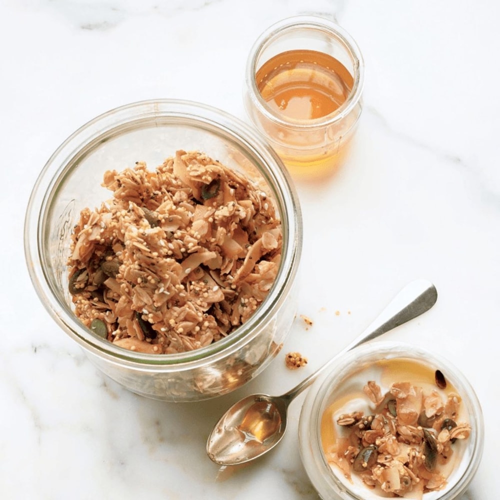 Avižų ir sorų granola