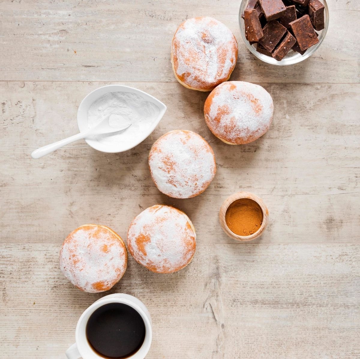 Cream Filled Donuts