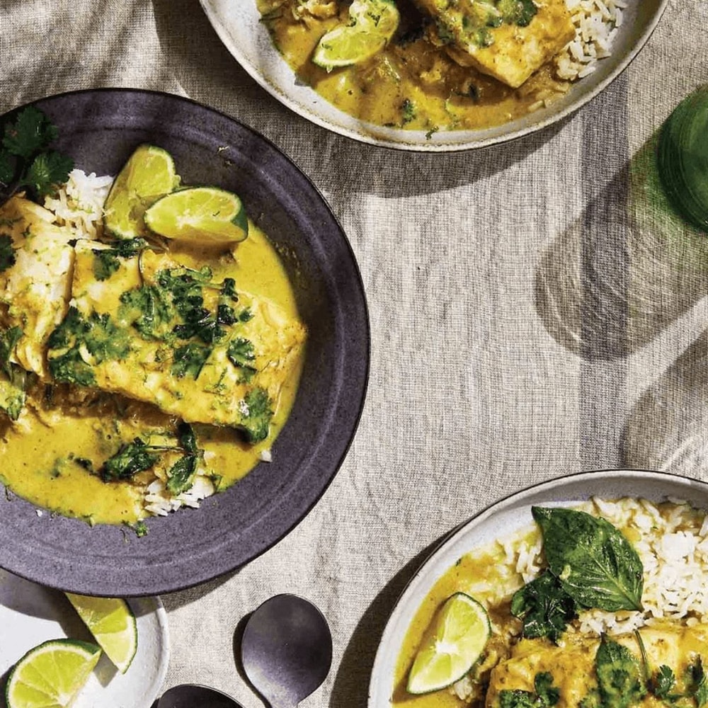 „Herby Green Curry“ keptas otas