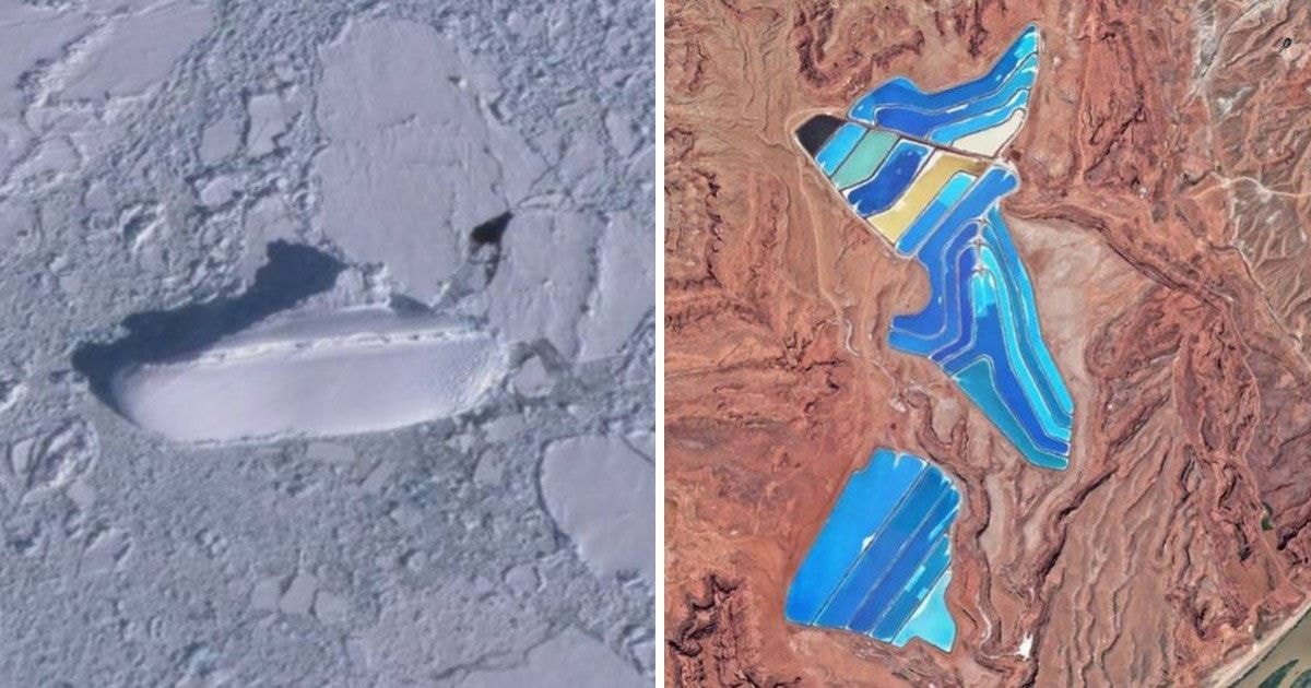 15 patrauklių ir slaptų vietų, kurias galima rasti naudojant „Google Earth“
