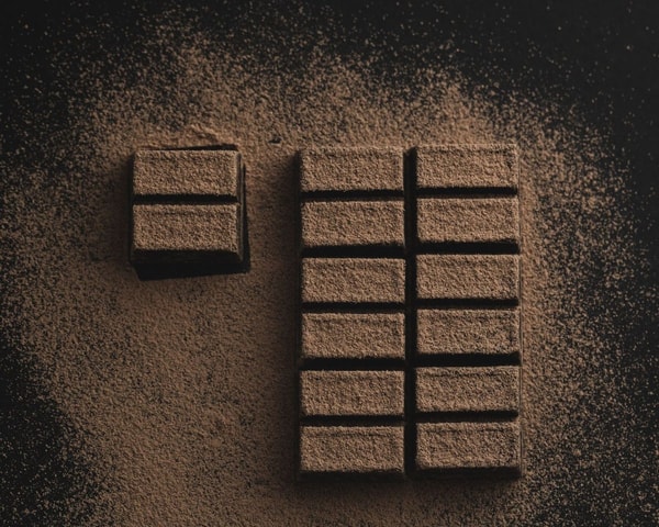 bar of dark chocolate