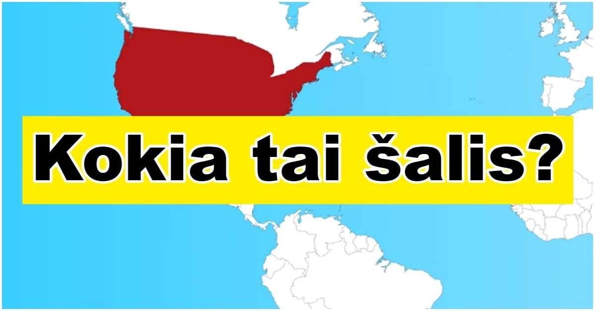 Atspėk šalį žemėlapyje! Geografijos viktorinos iššūkis