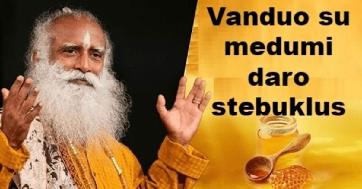 vanduo su medumi