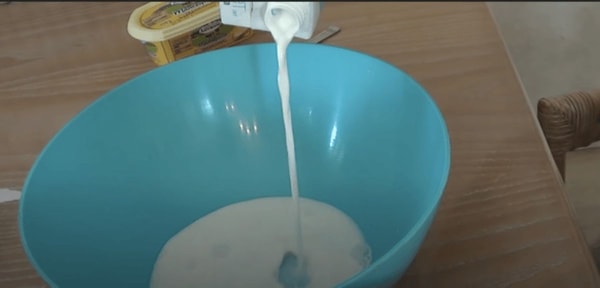Kepimo soda ir pienas