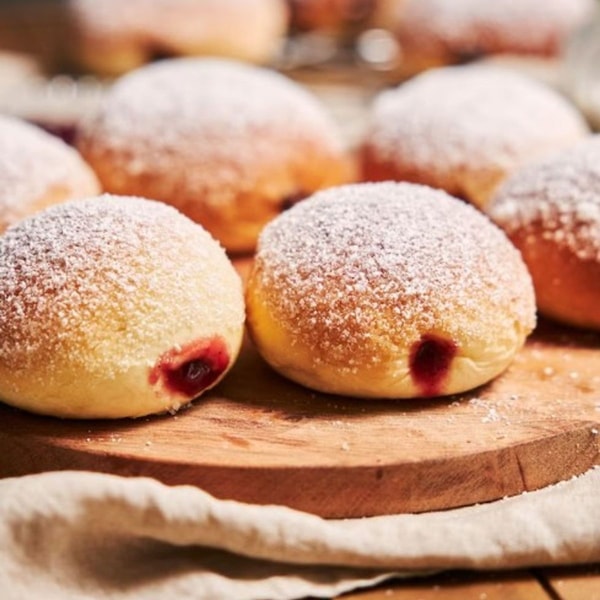 jam filled donuts