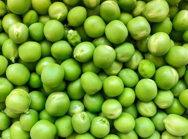 fresh green peas