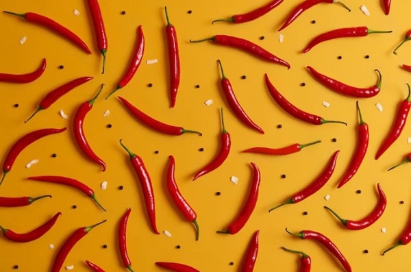 red peppers