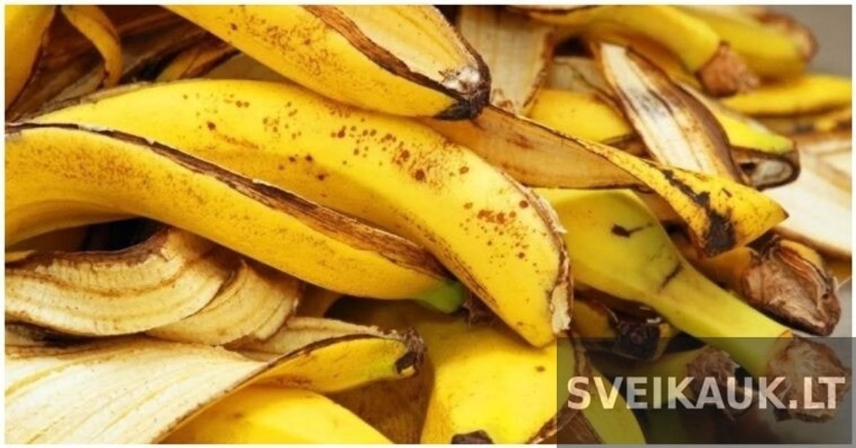 Banano žievės panaudojimo paslaptys