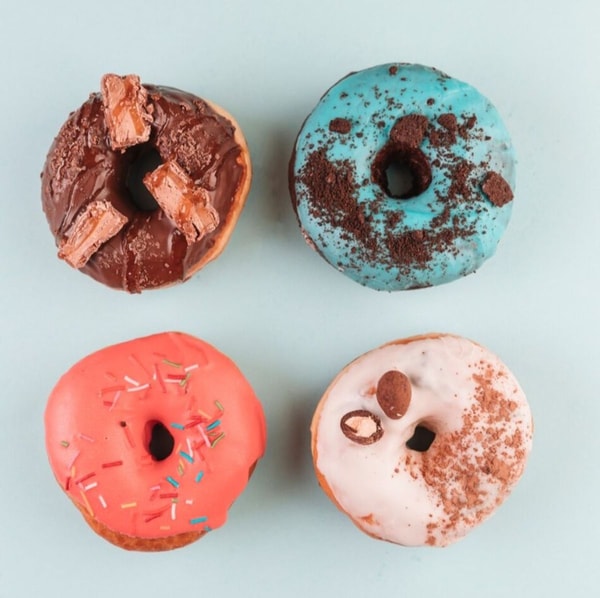 four donuts