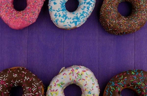 six donuts