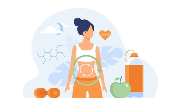 healthy life illustration