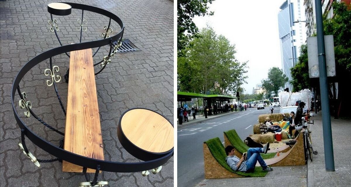 Keli sumanūs suolai, kuriuos turėtų turėti kiekvienas miestas