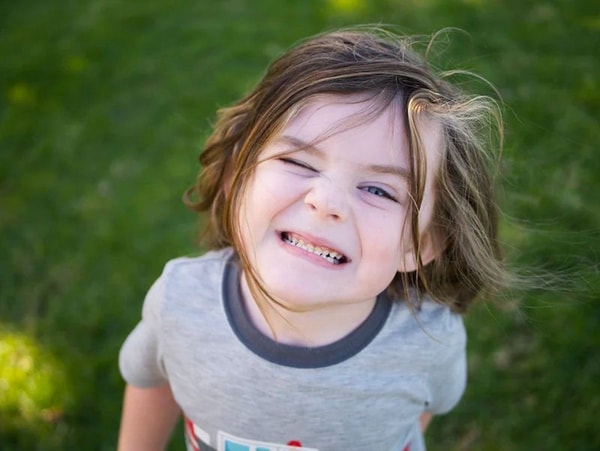 kid smiling