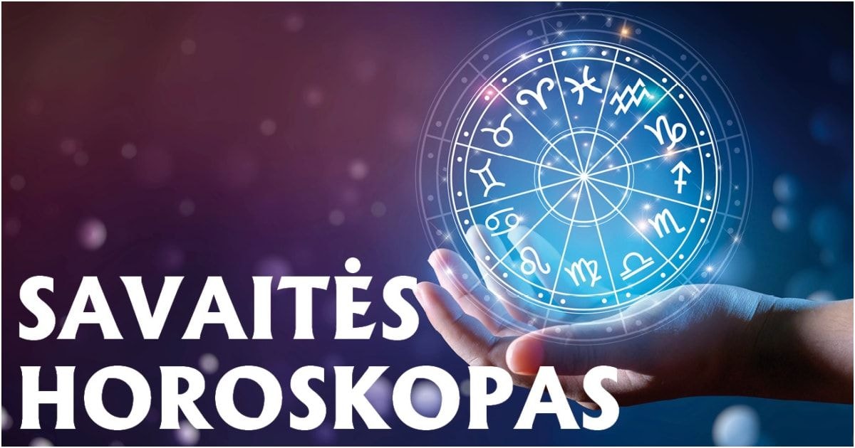 astrologinė prognozė kitai savaitei
