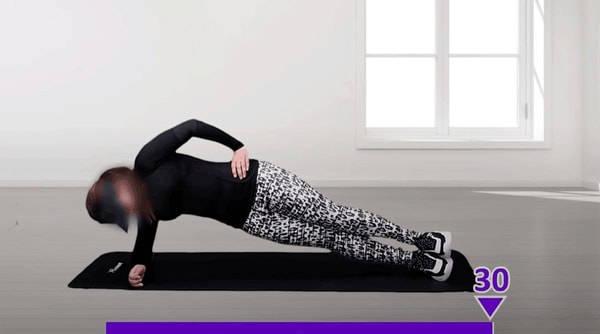 Šoninė lenta (Side plank)