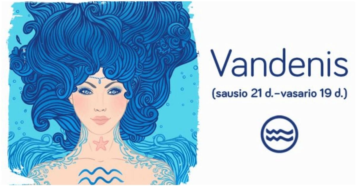 vandenis zodiako ženklai