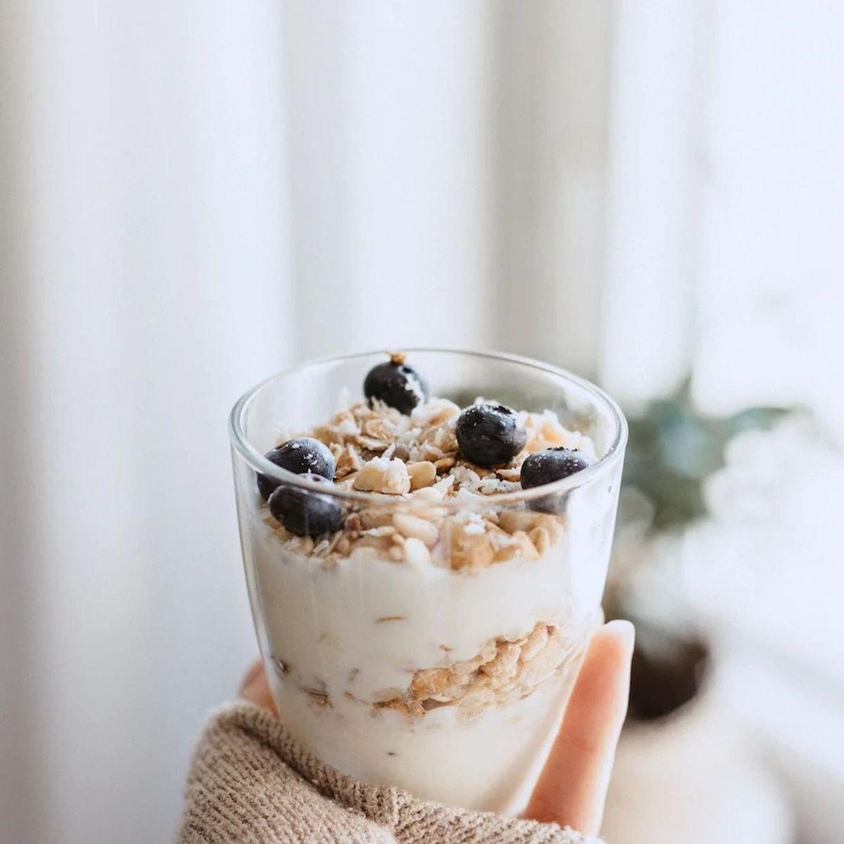 Yogurt With Granola And Fresh Berries