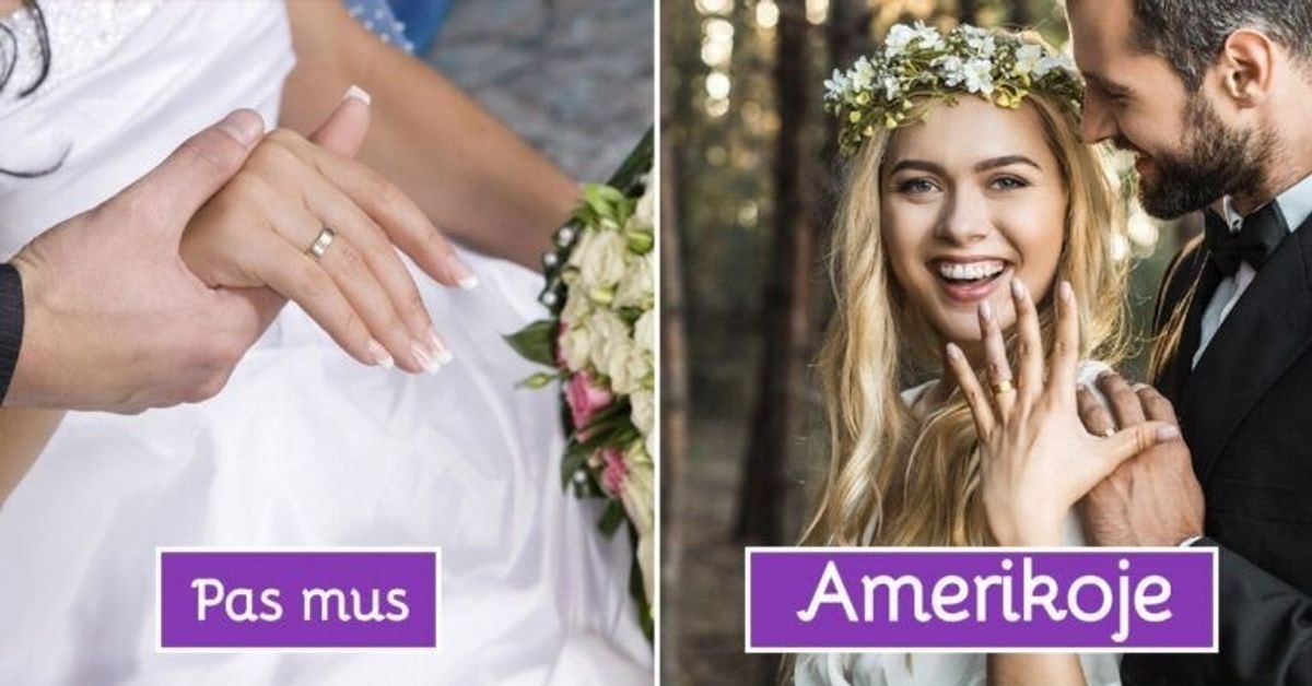Kodėl vestuviniai žiedai kartais dėvimi ant kairiosios rankos,o kartais ant dešinės?