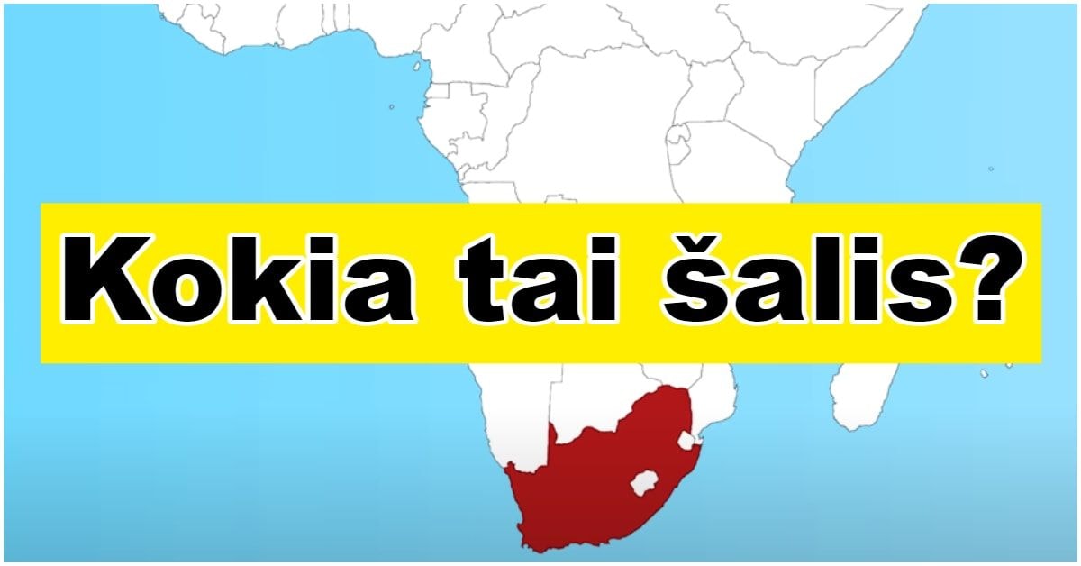 Testas: Išmanau žemėlapį