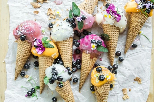 colorfull ice cream 
