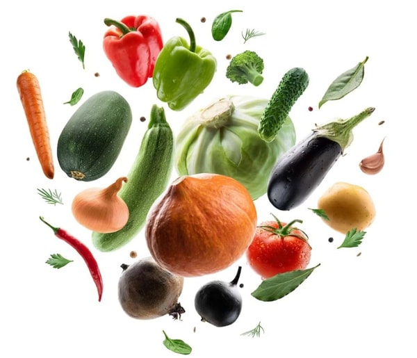 different vegetables