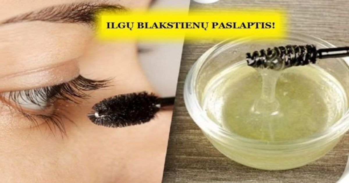 ilgų blakstienų paslaptis