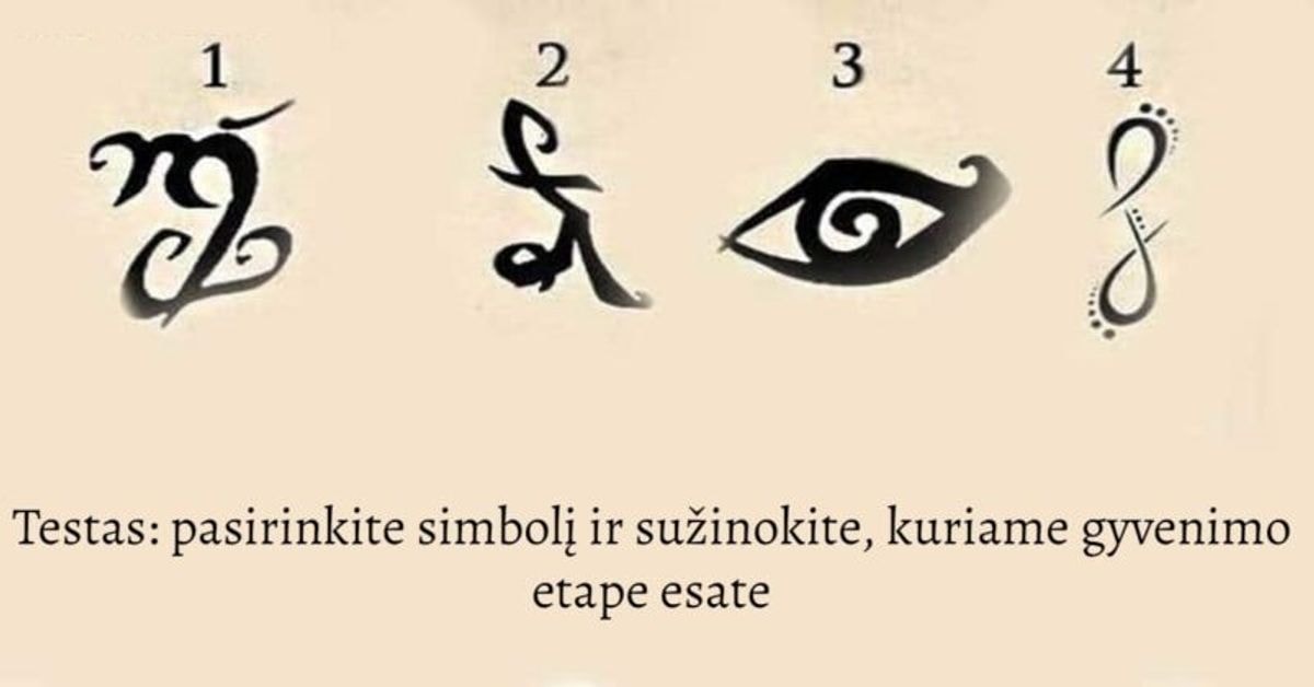 kuriame gyvenimo etape esate