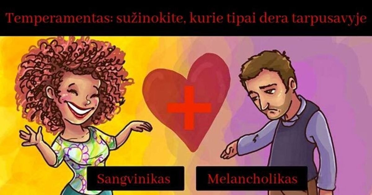 kurie tipai dera tarpusavyje
