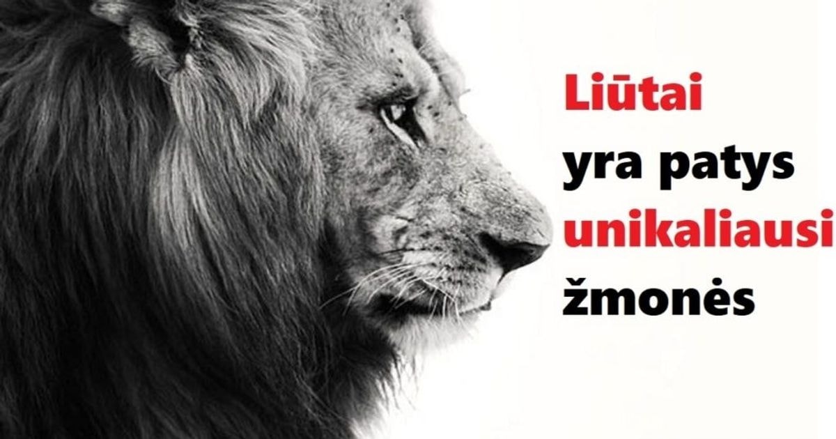 Liūto zodiako ženklai