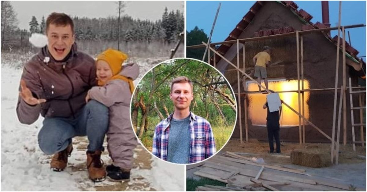 namas iš molio ir šiaudų