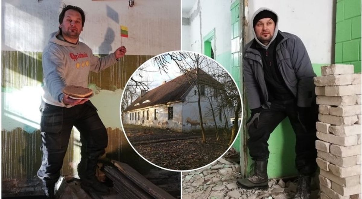 nusipirko seną kaimo mokyklą