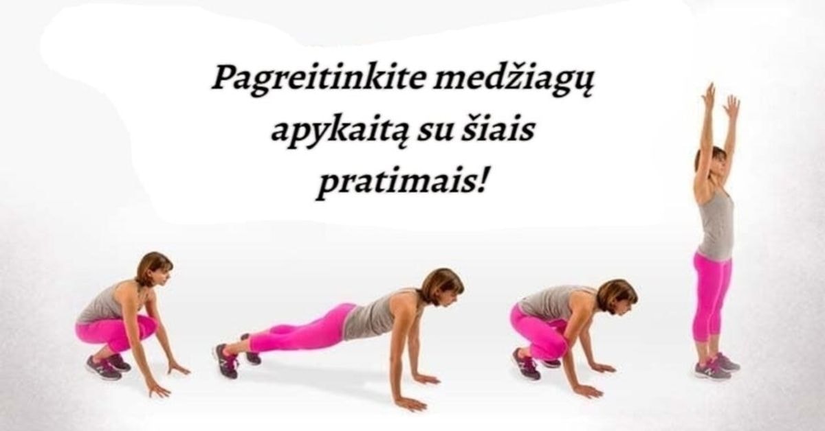 pratimai pagreitinti medžiagų apykaitą