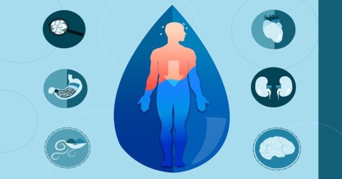 10 simptomų, rodančių ūmų vandens trūkumą organizme