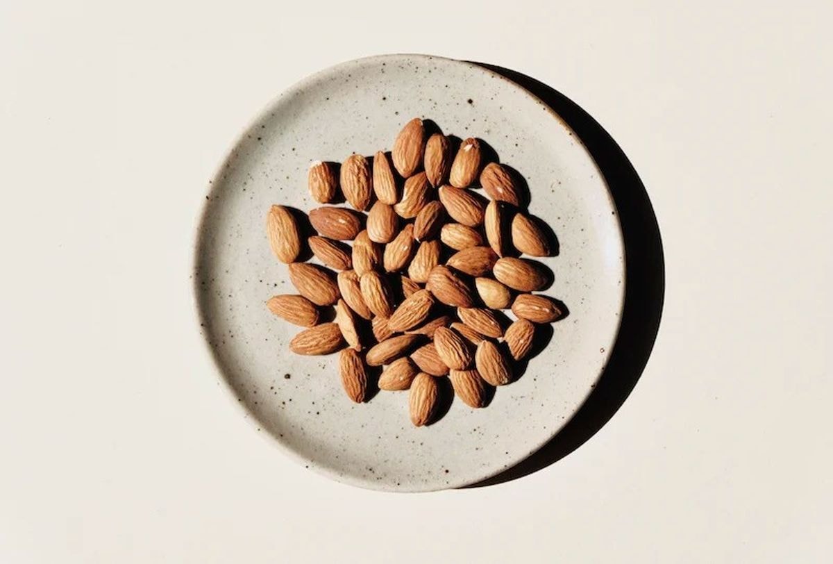 Plate Of Almonds