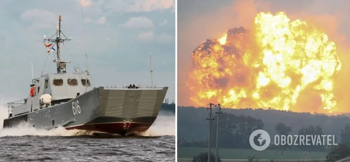 Ukrainos gynėjai keturiais laivais sumažino Rusijos laivyną ir susprogdino okupantų amunicijos sandėlį