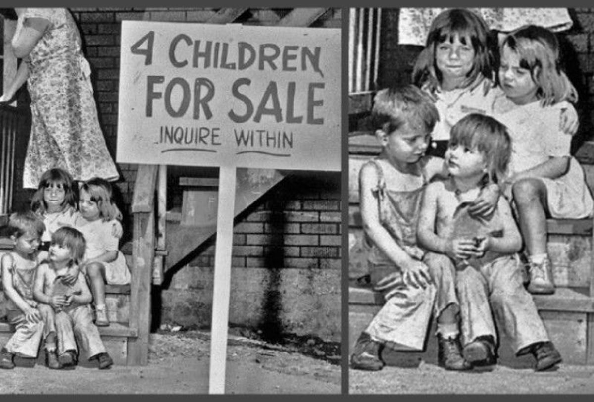 Šie vaikai buvo pateikti pardavimui. Koks buvo jų likimas?