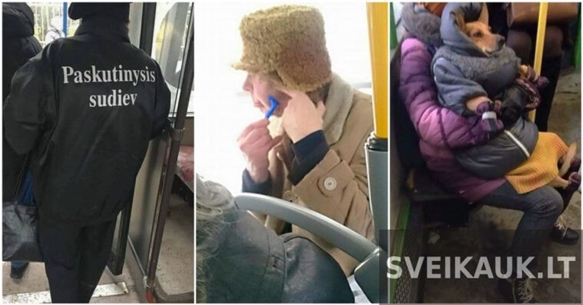 Išskirtiniai lietuviai ir žmonės užsienyje, kuriuos nufotografavo viešajame transporte