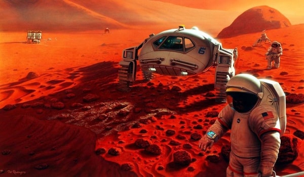 Ką Elonas Muskas prognozuoja apie būsimą Marso gyvenvietę