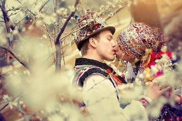 Hutsulių vestuvės Ukrainos Karpatuose